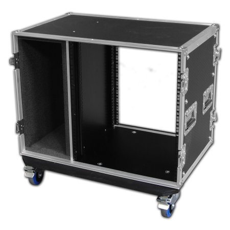 Apple Mac Pro Rack Flight Case with 12u Section on Castors